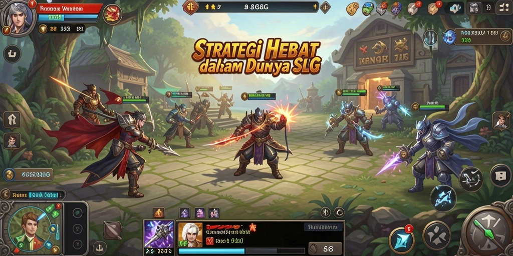 Tampilan gameplay SLG yang menarik dan interaktif.