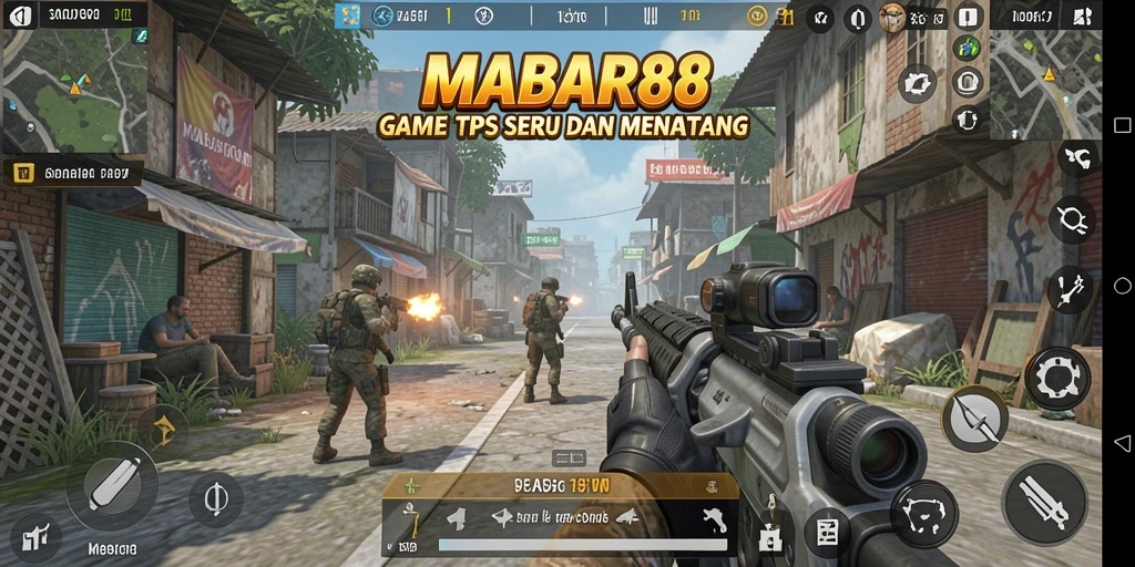 Tampilan gameplay mengasyikkan dari MABAR88 dengan aksi penuh adrenalin.