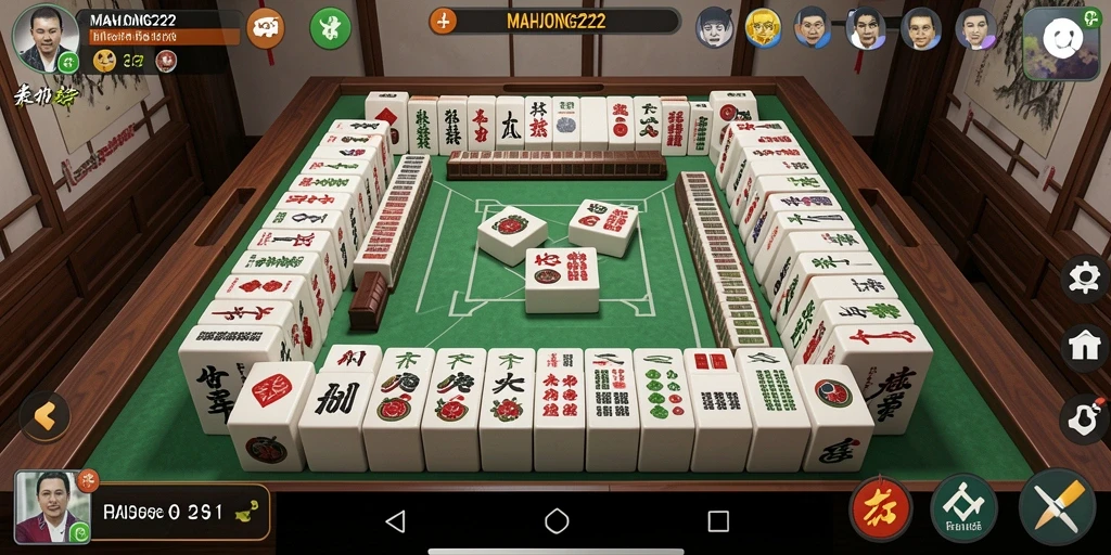Tampilan screenshot MAHJONG222 menunjukkan gameplay santai yang menarik.
