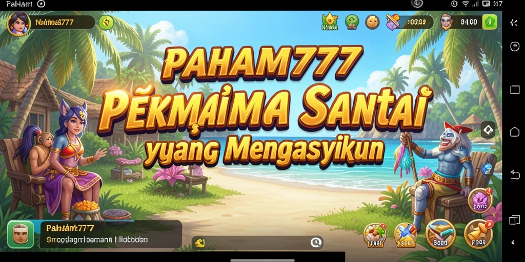 Screenshot gameplay <strong>PAHAM777</strong> yang menampilkan interaksi seru antar pemain.