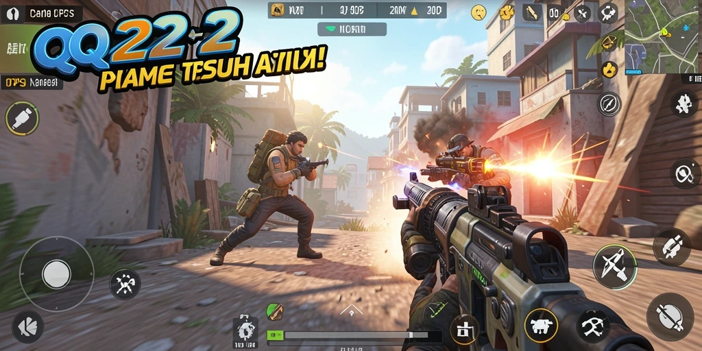 Screenshot gameplay seru dari <strong>QQ222</strong> yang menampilkan aksi TPS yang mendebarkan.