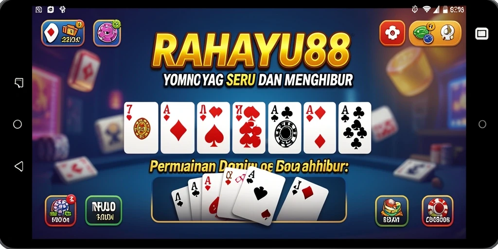 Screenshot gameplay RAHAYU88 yang menunjukkan pengalaman seru bermain Domino.