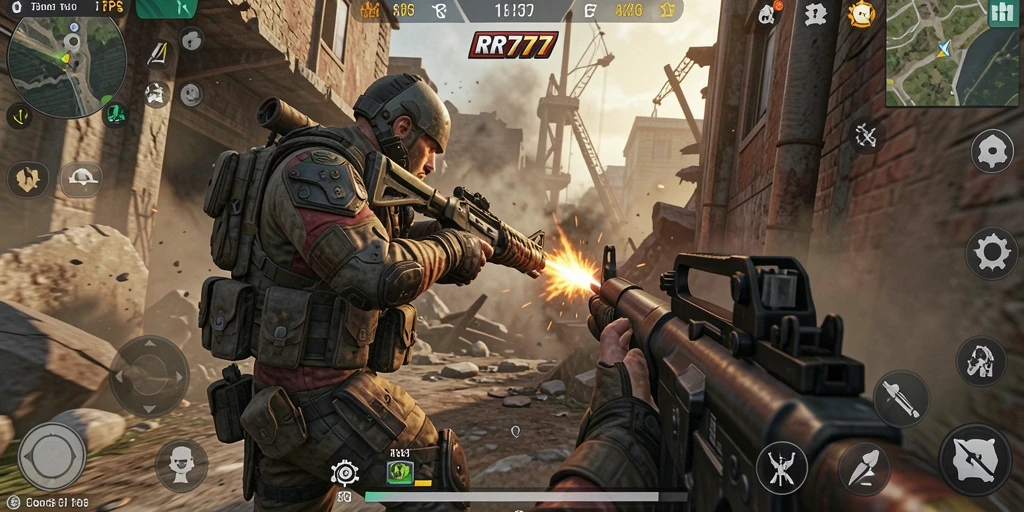 Tampilan menarik dari gameplay RR777 yang mendebarkan.